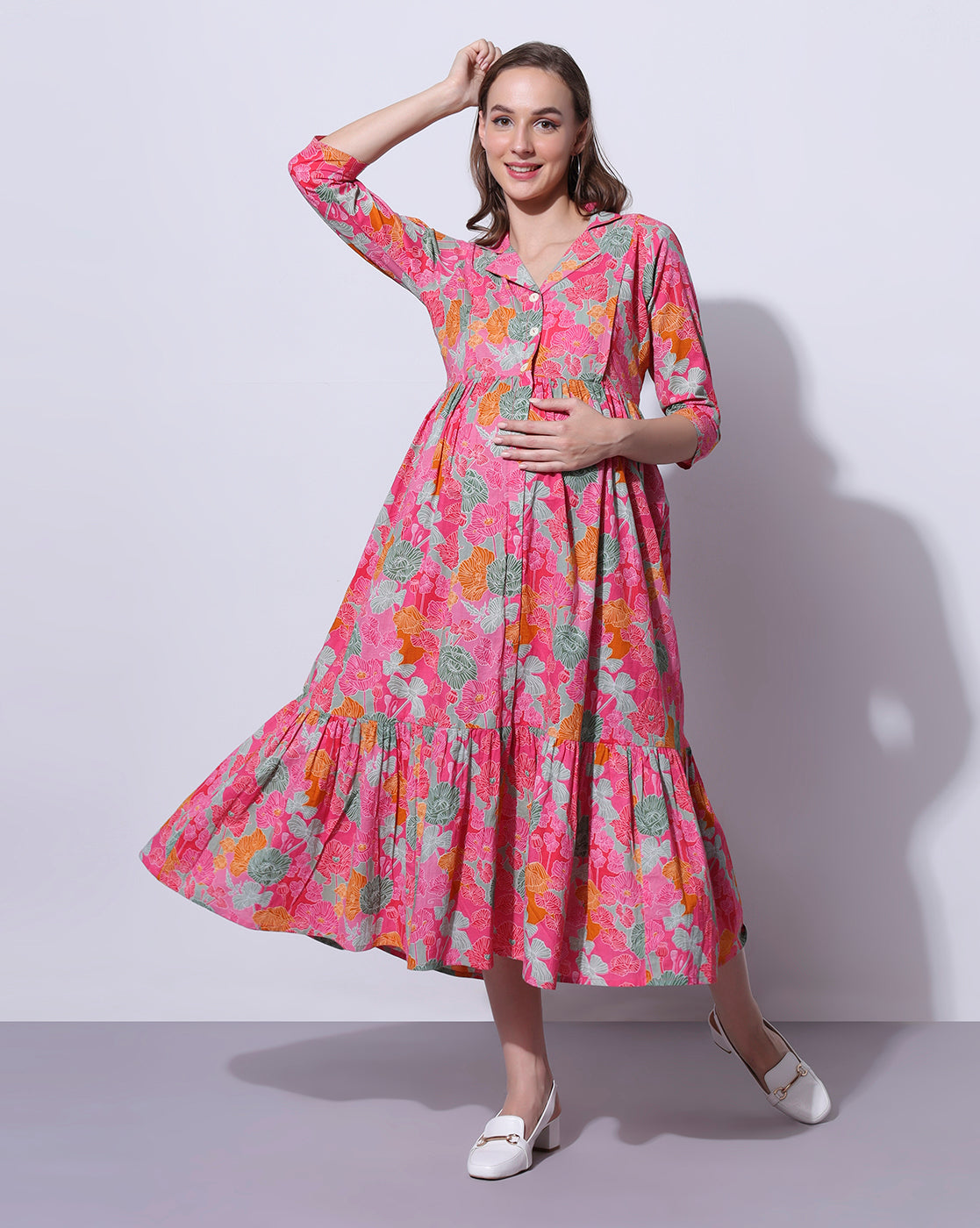 Pregnancy Dresses Online – Elegant, Soft & Functional Maternity Dress | Aanyor