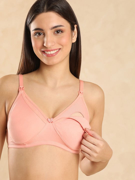 Aanyor Maternity & Nursing Bra for Women Pack Of 3| Cotton | Wire-Free | Adjustable Straps | Breastfeeding Friendly