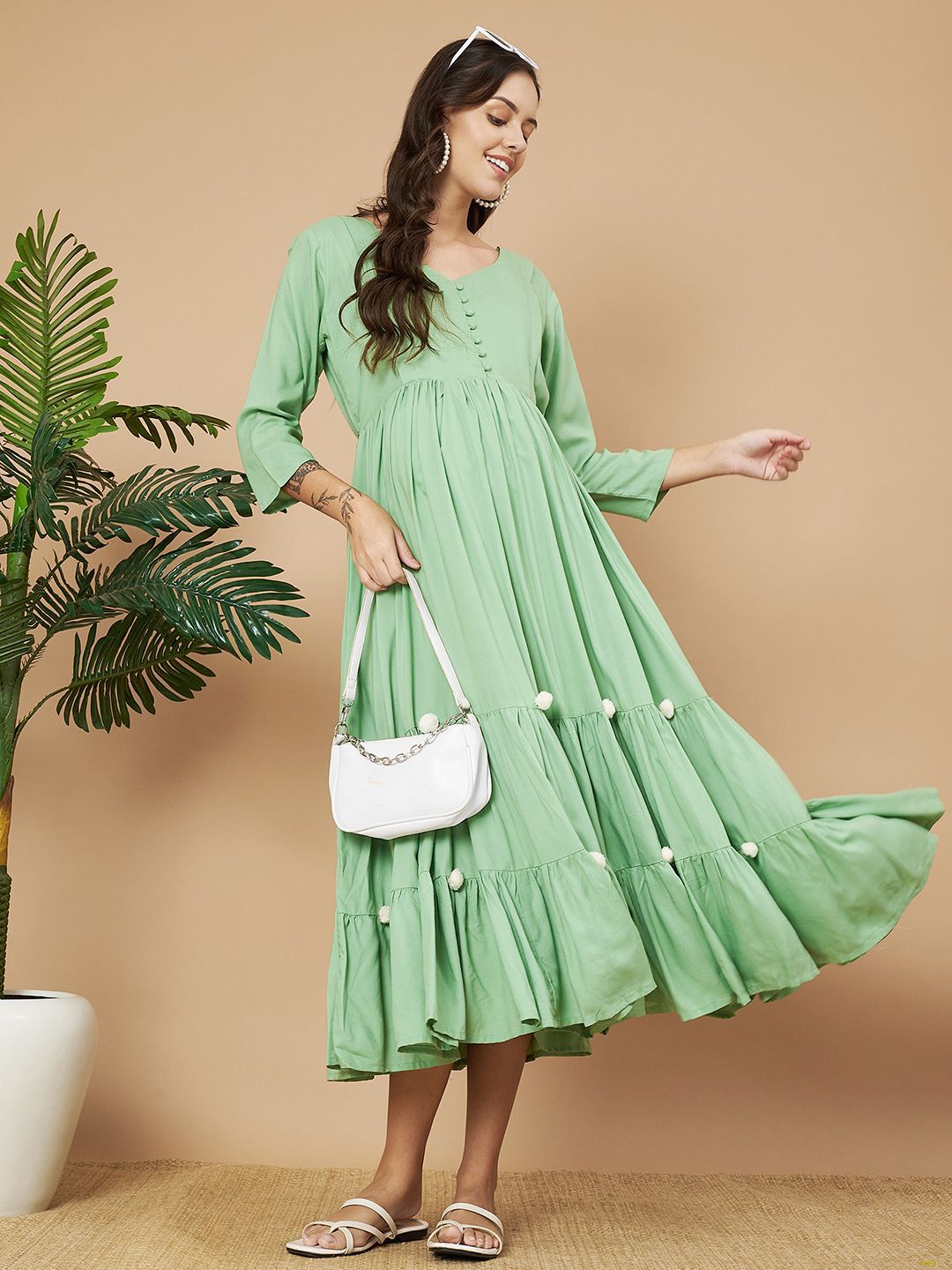 Maternity Dresses for Work, Home & Photoshoots pregnancy Dress | Aanyor