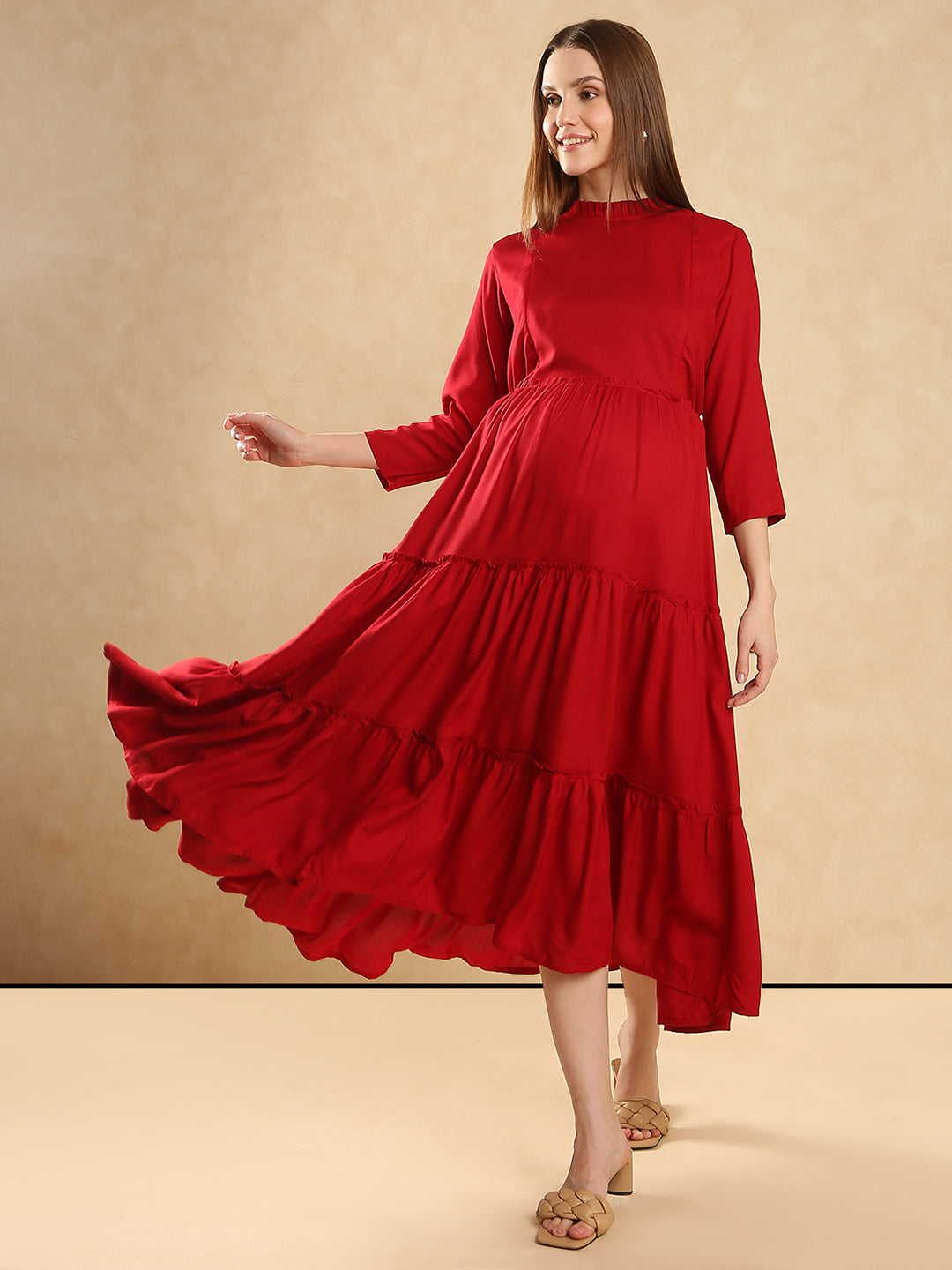 Double Zip Feeding Dress – Aanyor's Most Loved Maternity Style