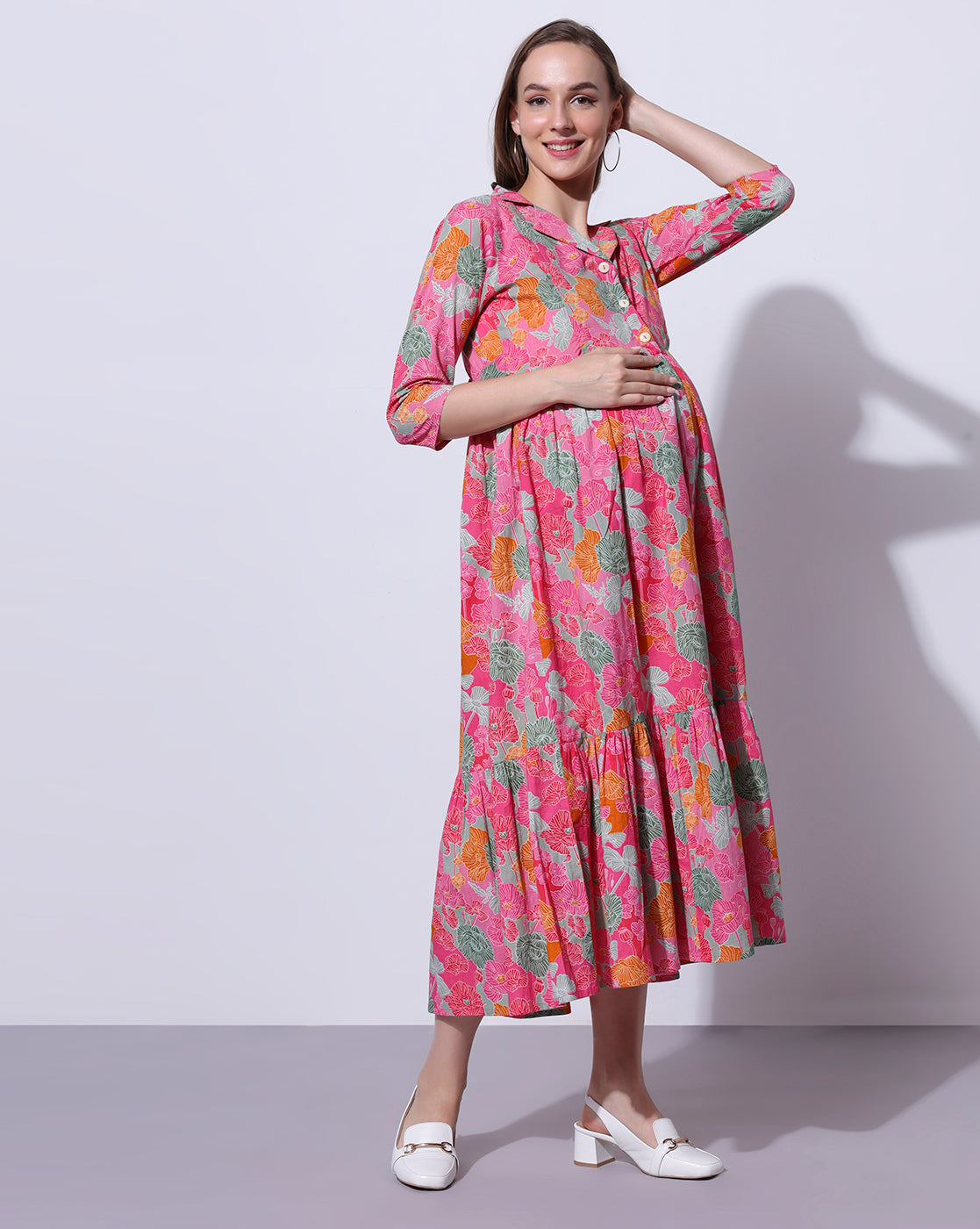 Pregnancy Dresses Online – Elegant, Soft & Functional Maternity Dress | Aanyor