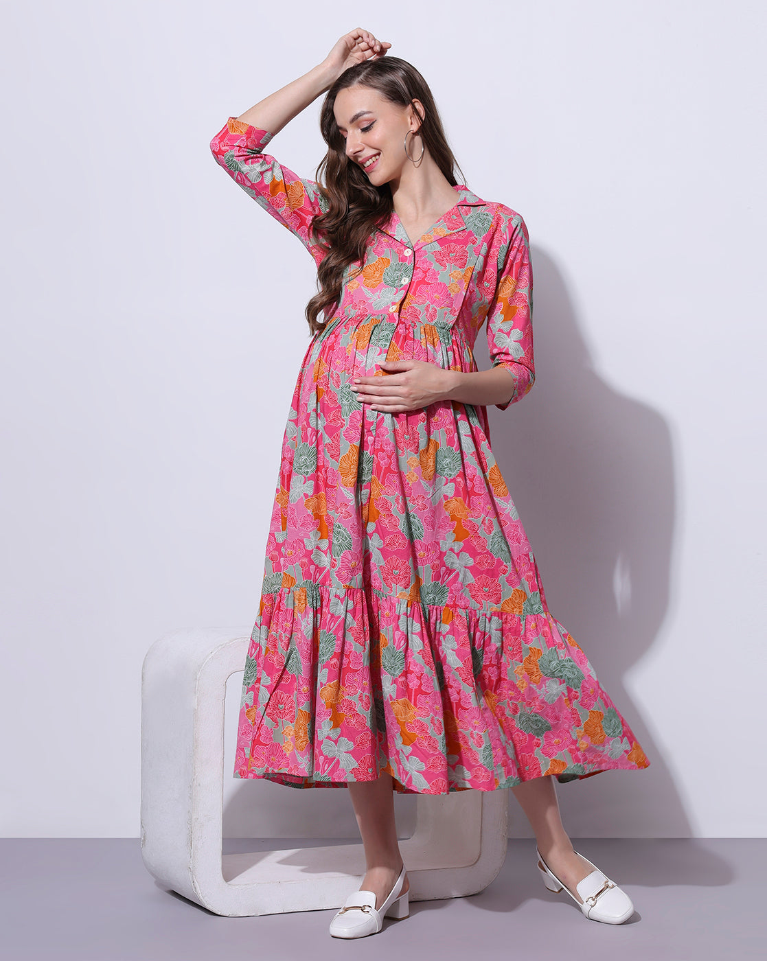Pregnancy Dresses Online – Elegant, Soft & Functional Maternity Dress | Aanyor