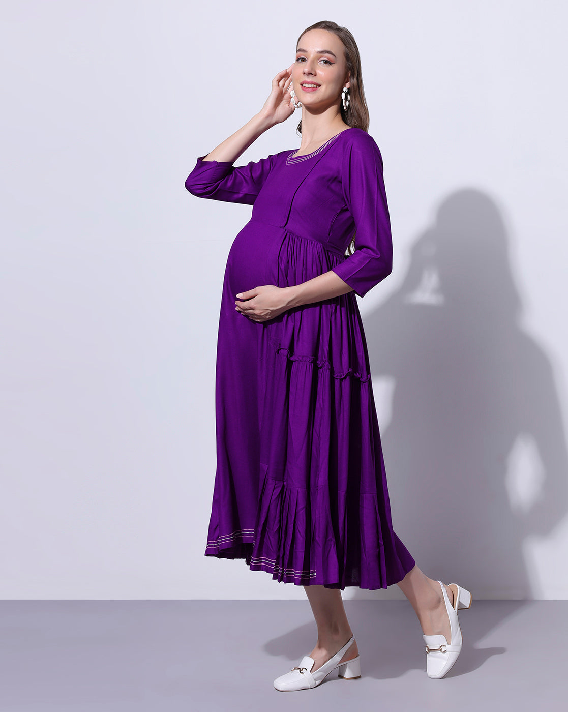 Aanyor Buy Stylish & Comfortable Maternity Dresses Office wear maternity dress