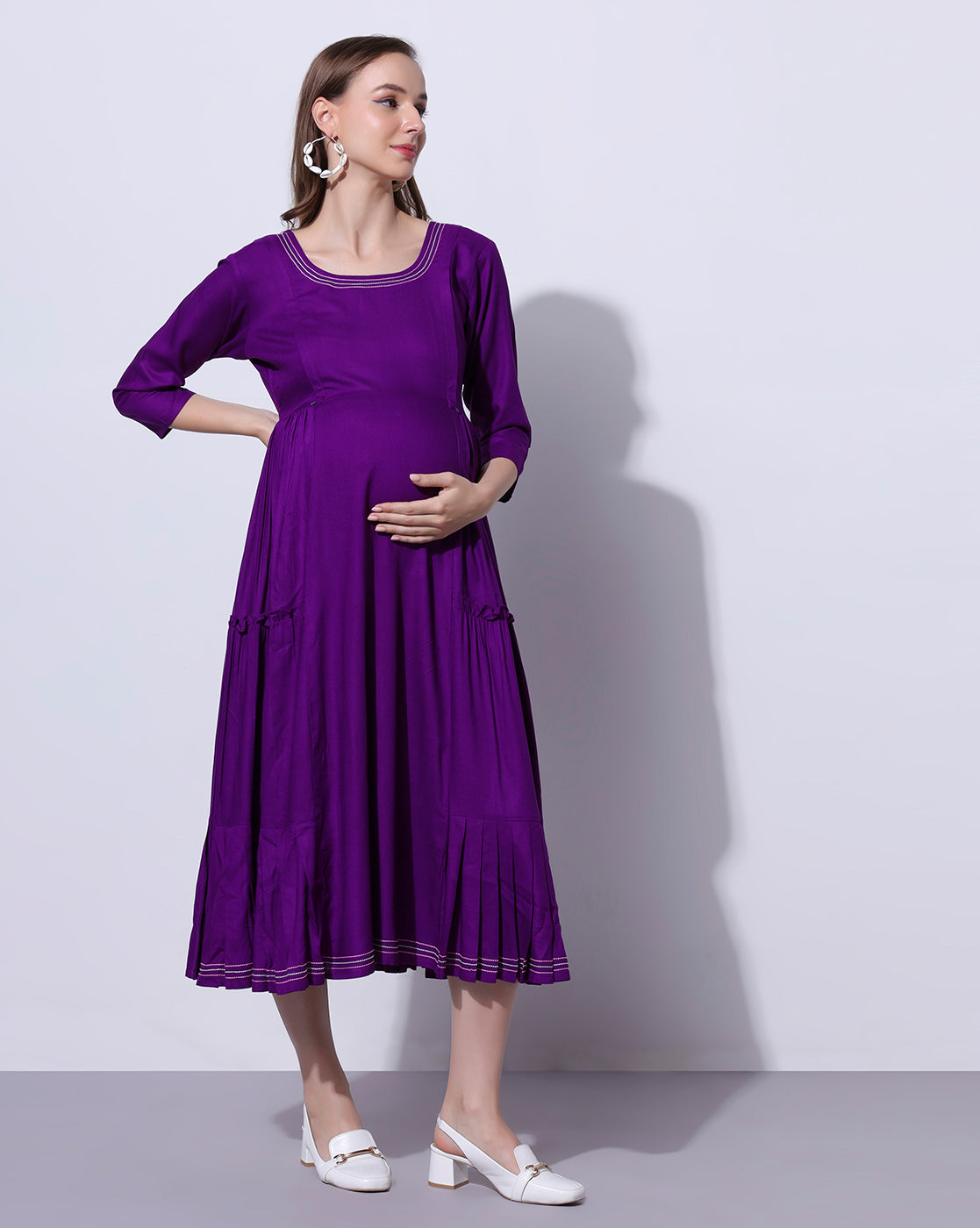 Aanyor Buy Stylish & Comfortable Maternity Dresses Office wear maternity dress
