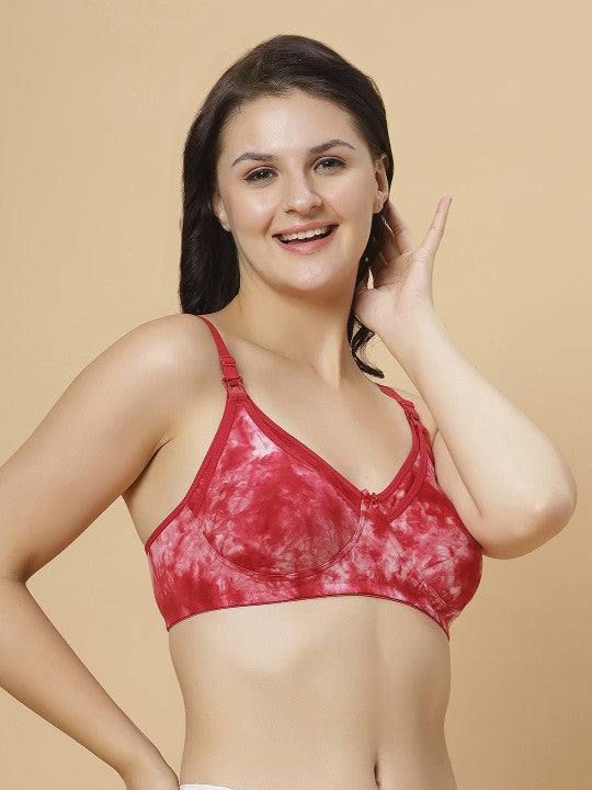 Aanyor Feeding Bra Pregnant & Nursing Moms | Comfortable | Stretchable | One-Hand Open Clips Pack Of 3