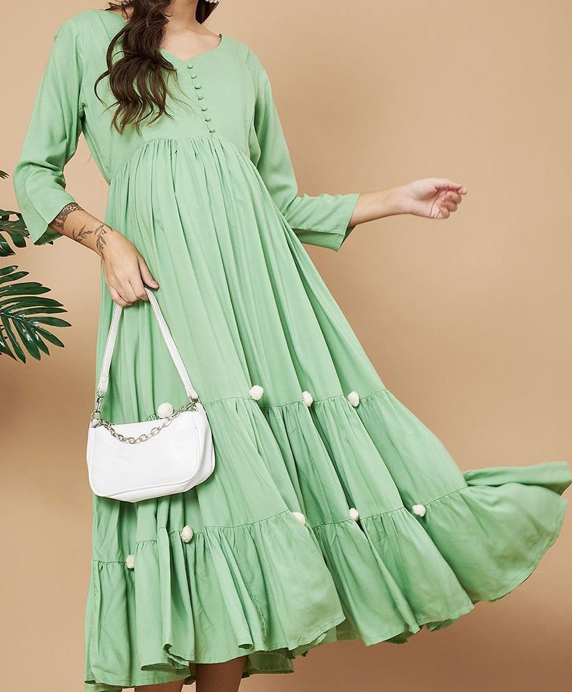 Maternity Dresses for Work, Home & Photoshoots pregnancy Dress | Aanyor