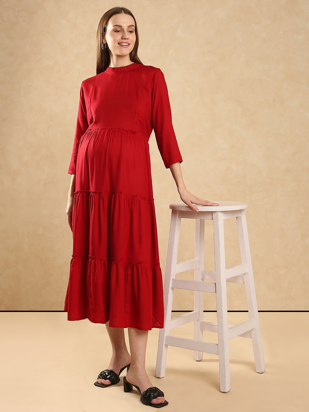 Double Zip Feeding Dress – Aanyor's Most Loved Maternity Style