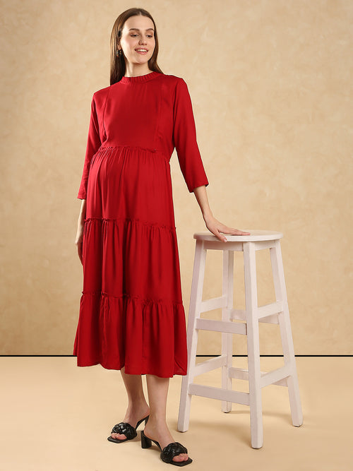 Double Zip Feeding Dress – Aanyor's Most Loved Maternity Style