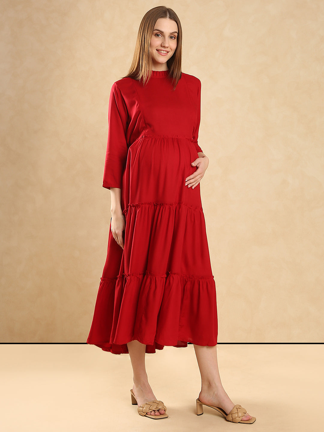 Double Zip Feeding Dress – Aanyor's Most Loved Maternity Style