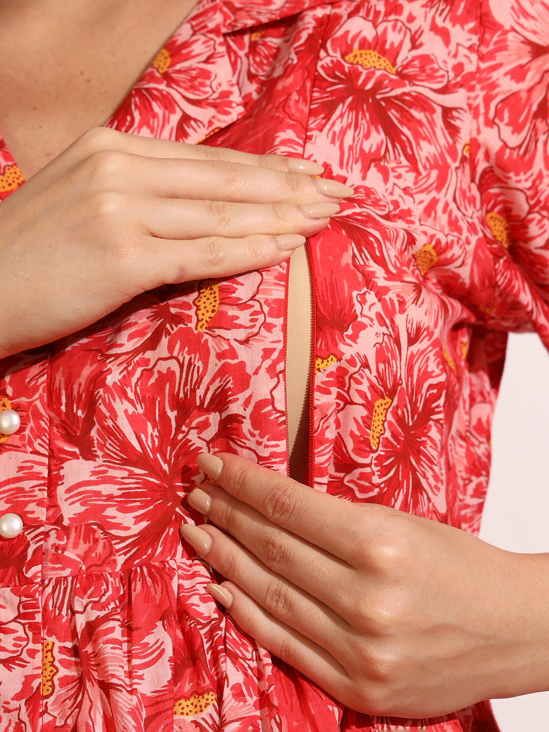 Women's maternity Dress Short Midi Comfortable Dress