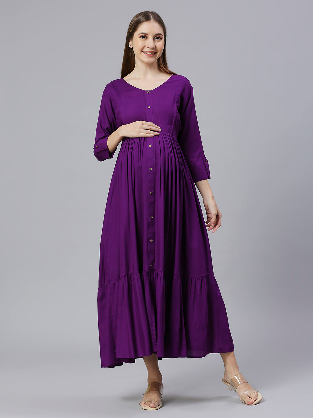 Lightweight Feeding Dress for Moms – Designed for Pre & Post Delivery