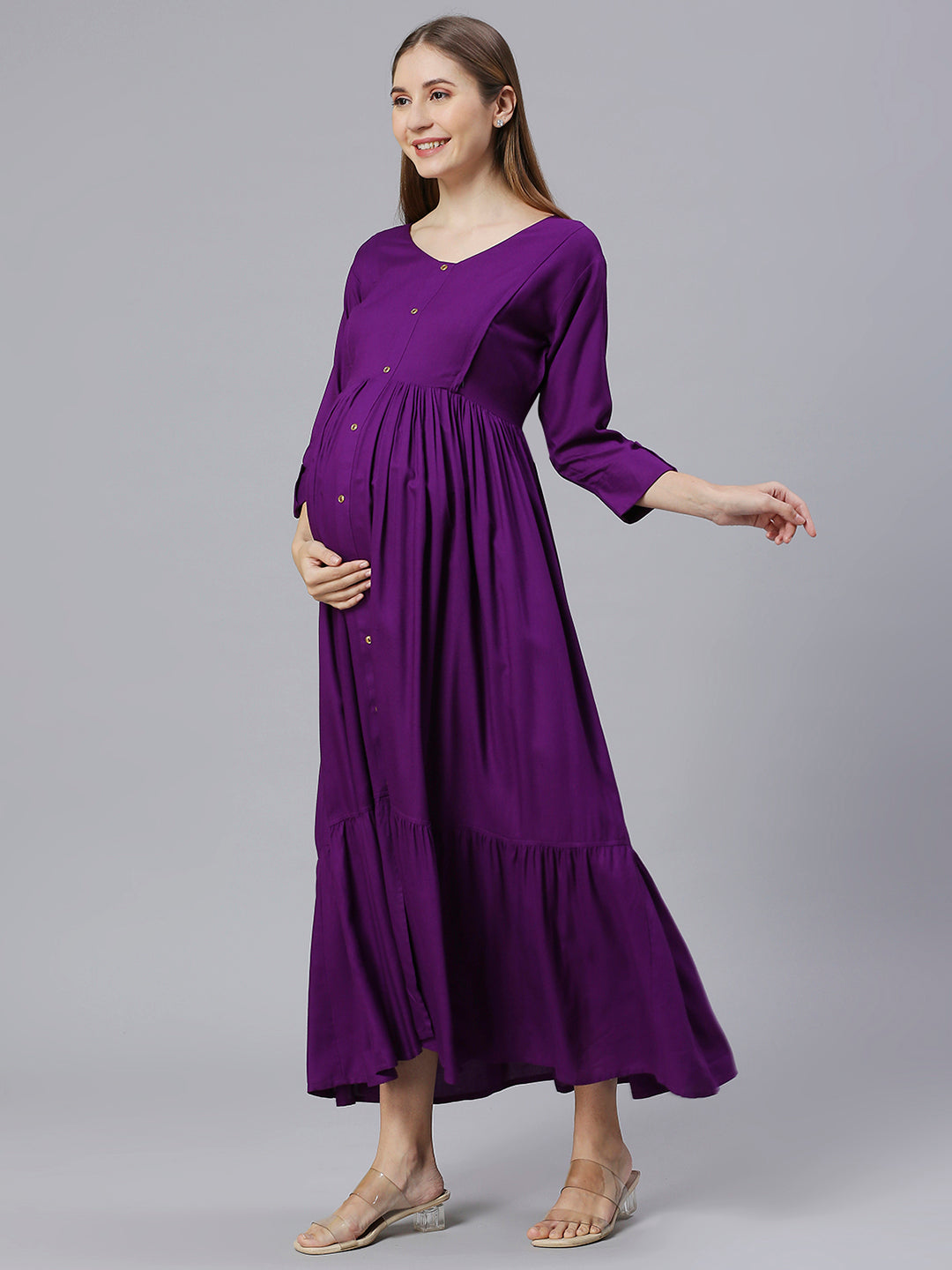 Lightweight Feeding Dress for Moms – Designed for Pre & Post Delivery