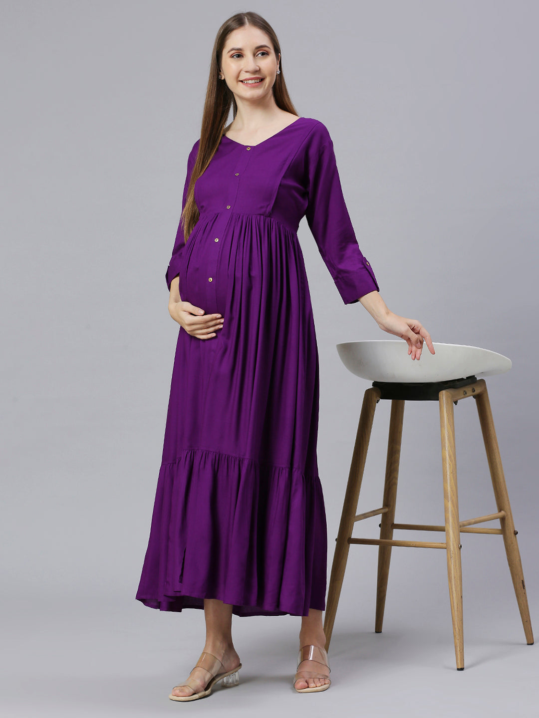 Lightweight Feeding Dress for Moms – Designed for Pre & Post Delivery